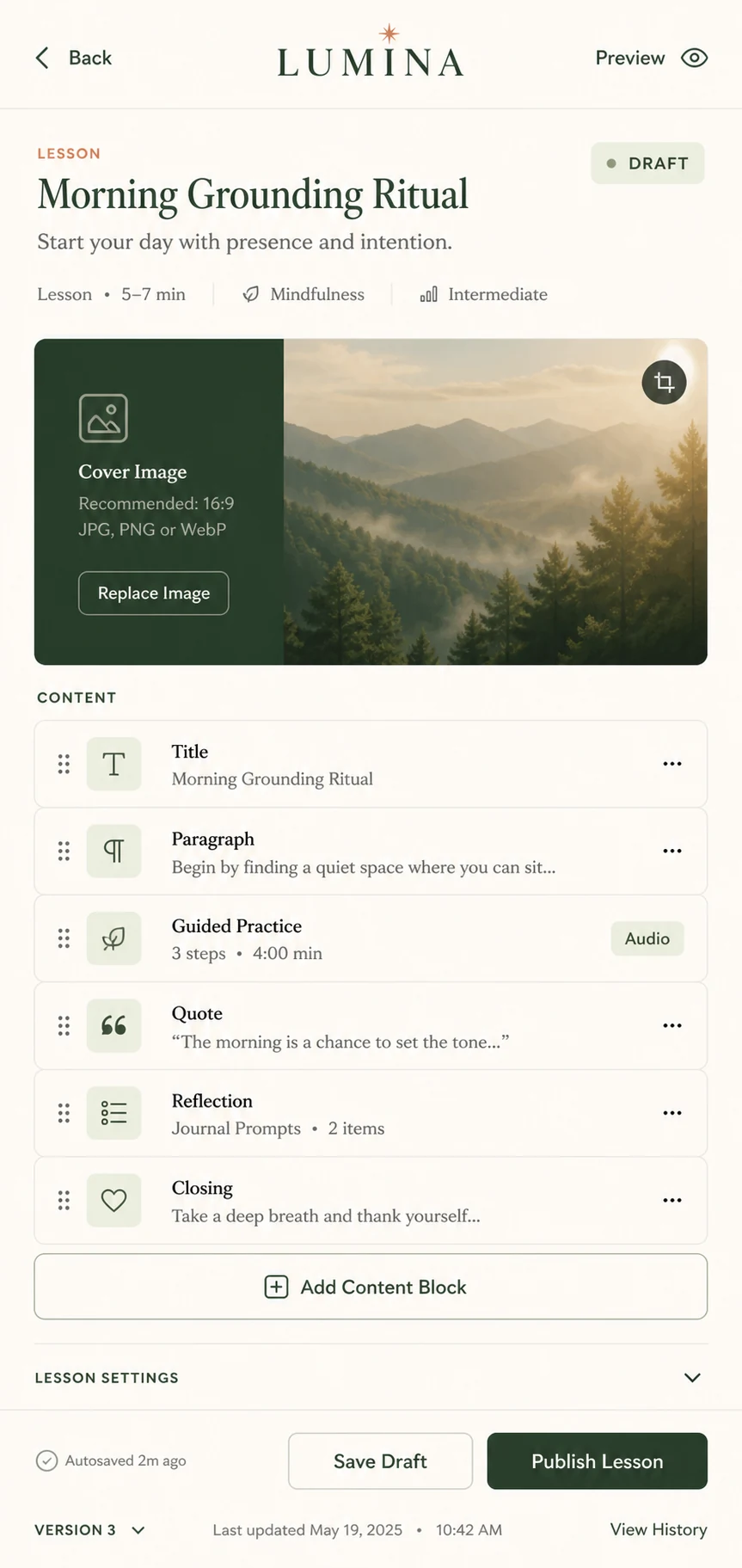 Màn hình Smart Editor — Trình soạn thảo