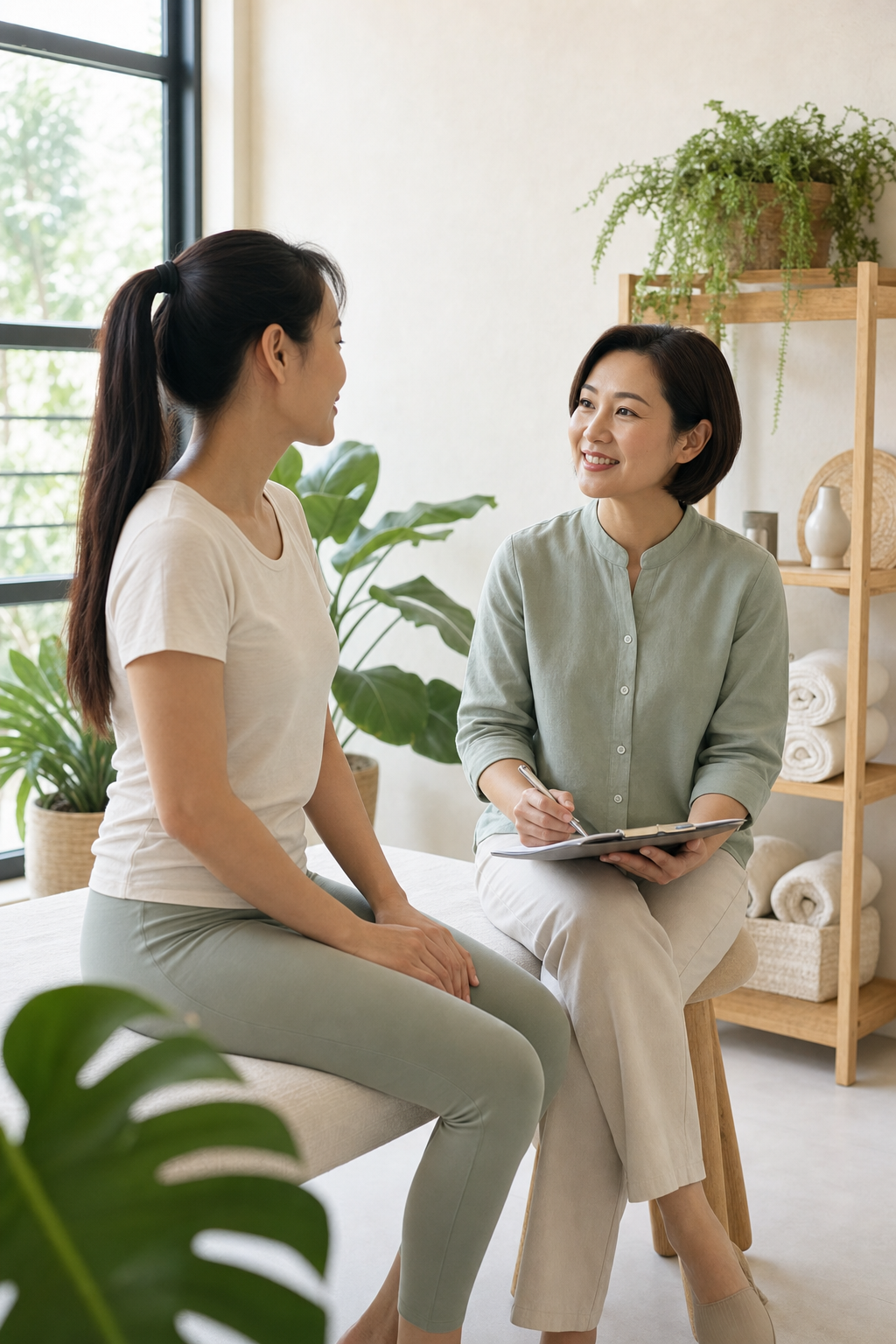 Chuyên gia wellness tư vấn riêng cho khách hàng