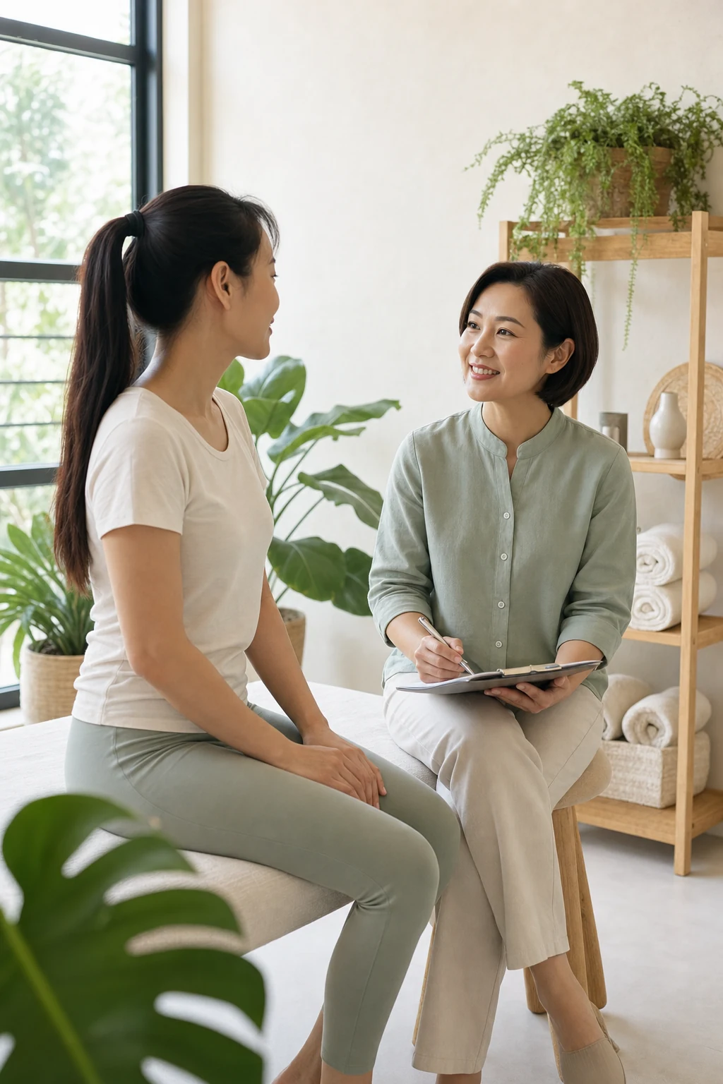 Chuyên gia wellness tư vấn riêng cho khách hàng